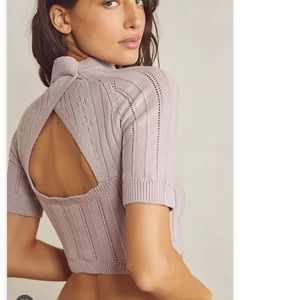 Host pick!🩷Rare!Free People Boho crop sweater